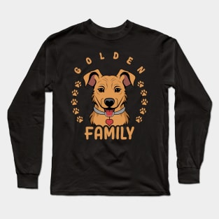 Golden Retriever Family Long Sleeve T-Shirt